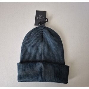 VRST‎ Hat Beanie Mens One Size Green Dusk Rib Knit Winter Casual Warm New